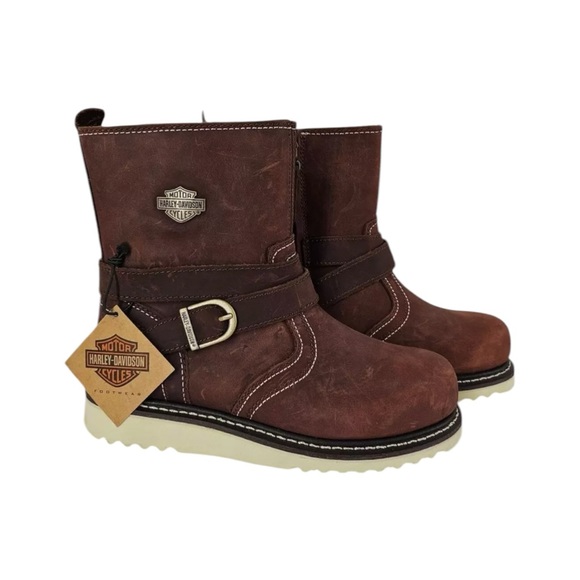 Harley Davidson Jaynes 7" Engineer Boot Women’s Size 10 - Picture 1 of 9